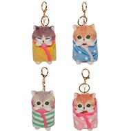 mofusand hipper mofusand Genuine mofusand mofusand mofusand Shark Cat Wrapped Quilt Plush Pendant Ke