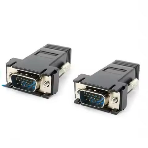 VGA RJ45 Adapter Network Extender Network Cable Transmission VGA Signal VGA Adapter Network Cable Is
