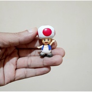 Toad Mario Bros Mushroom Figure Size 4 cm/ Figure/ Display Mario Bros