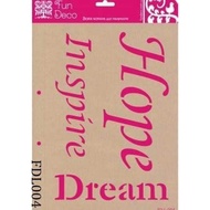 Fun Deco Stencil ~ FDL004