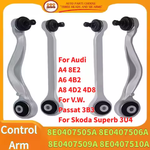 4 Pcs Control Arm & Ball Joint For AUDI A4 8D B5 8E B6 B7 A6 4B C5 VW PASSAT Skoda 8E0407505A 8E0407