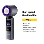 Essager High Speed Refrigeration Portable Handheld Fan 4000mAh 1~100 Level Speed Adjustment Turbo Mi
