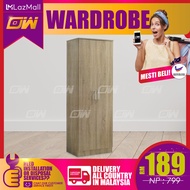 2 Feet Swing Door Wardrobe / Wardrobe with Large hanging space / Almari baju / Pintu Kaca / Almari Baju Kayu / Berlaci /