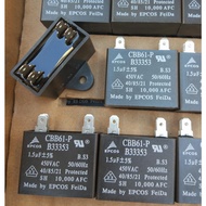 CBB61-P Air Conditioning External Fan Insert Capacitor 4 Insert B33353 Feida Capacitor 2.5UF 4UF 5UF