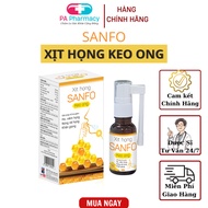 Sanfo propolis throat spray, helps relieve coughs, sore throats, dry throat, sore throat, sore throa