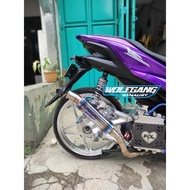 Exhaust Type PNP Non Samlong Bluemoon Original Wolfgang Exhaust for vario, aerox, nmax, lexi, pcx, a