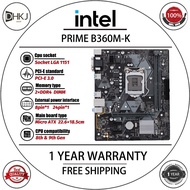 Used PRIME B360M-K motherboard B360 LGA1151 DDR4 32G DVI+VGA M-ATX Tested