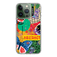HI-SHIELD Stylish เคสใสกันกระแทก iPhone รุ่น Abstract1 [เคส iPhone14][เคส iPhone13]