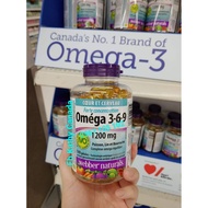 Canada O.m.e.g.a 3-6-9 1200mg, 180 tablets, domestic Canada