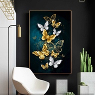 5D diamond painting full diamond diamond diamond butterfly DIY embroidery living room wall painting