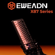 EWEADN X87  87 Keys Wireless Mechanical Keyboard 10000mAh Tri-Mode RGB Hot-Swap 2.4G/BT/Wired