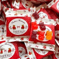 ZEJUN Gummy Bear Juice Gummy Fruit Flavored QQ Candy