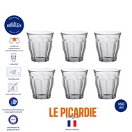 Duralex Picardie 160 ml (6 ใบ) แก้วน้ำ  แก้วกาแฟ แก้วชา แก้วน้ำ everyday glass แก้ว tempered glass