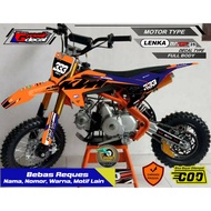 LENKA 110cc Mini Trail Sticker CRZ 110cc/ ZUUMAV 110cc/ 110cc MINI MOTORCYCLE/ 110cc MOTORCYCLE TAO/