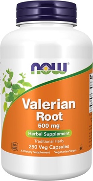 Chiết xuất Valerian Root 500mg từ cây nữ lang hỗ trợ giảm căng thẳng lo âu mất ngủ (Hãng NOW FOODS M