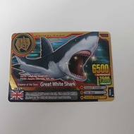 Super Rare Gold Great White Shark ORI Animal Kaiser Card