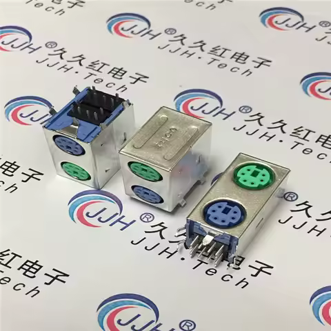 5pcs Tyco keyboard and mouse socket 6P mainboard PS2 keyboard and mouse socket keyboard and mouse so