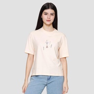 Suko Oversized Graphic Print Kaos Wanita 122386464