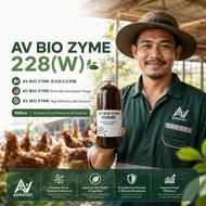 AV Bio Zyme 228W 500ML Enzim Bio Probiotik Ternakan | Untuk Ayam Itik Kambing Lembu