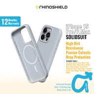 RhinoShield iPhone 15 Pro / 15 Pro Max SolidSuit MagS Phone Case Anti-Fingerprint Matte Phone Cover