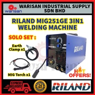 Riland MIG251GE Welding Machine (3-IN-1) Gas MIG/ Gasless MIG/ MMA Welding Set/MIG251GE GMAW250 weld