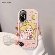 Softcase For Realme C67 C65 C55 C53 C51 C35 C21Y C25Y Anime Cute Sailor Moon Back Cover Case Soft Or