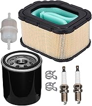 HIFROM 063-8080-00 Air Filter Pre Cleaner with Oil Fuel Filter Spark Plug Tune Up Kit Compatible wit