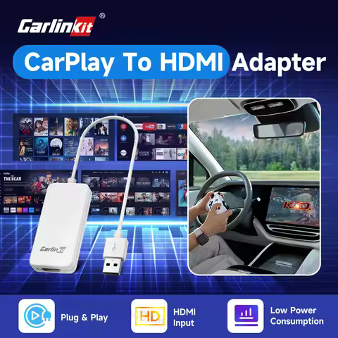 HD2CP CarlinKit CarPlay To HDMI Adapter HD Video Output TV Converter For TV Sticks Game Console TV B