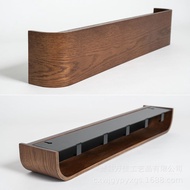 Wooden Wall Rack Hidden Hanger Entry Door Storage Rack with Hook Coat Rack Rack YUUC