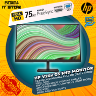 HP V24v G5 FHD Monitor - 23.8-inch FHD (1920 x 1080 @ 75 Hz5ms)/250 nits/3YRS