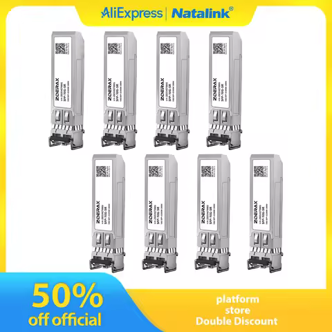 Natalink 10G SFP+ SR Ethernet Transceiver LC 850nm Multimode Duplex Optical Module Cisco, Ubiquiti,N