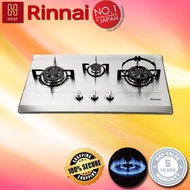 Rinnai Gas Hob RB713NS | READY STOCK | Flexi cut-out | Dapur Gas | Rinnai Gas Stove RB-713N-S | Stai