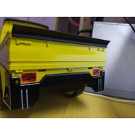 WPL D12 3D Print Accessories Ducktail Rear Spoiler