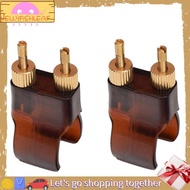JellyfishBrass Fine Tuners for Erhu, 2pcs Professional String Adjusters- for Precise Erhu Tuning, Mu