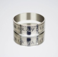 馬來西亞 50仙 硬幣戒指 1967-1988 男士硬幣戒指 女仕硬幣戒指