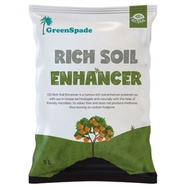 Green Spade Rich Soil Enhancer 5L - Soil and Fertiliser for Garden Indoor Outdoor Plant