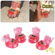 DALIA Pet Jelly Shoes, Breathable Silicone Pet Shoes,  Style Cool Multi-Size Cat Dog Shoes Pet