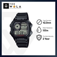 Casio AE-1200 (AE-1200WH / AE-1200WHB/ AE-1200WHD) Series Men's Digital Sports Watch