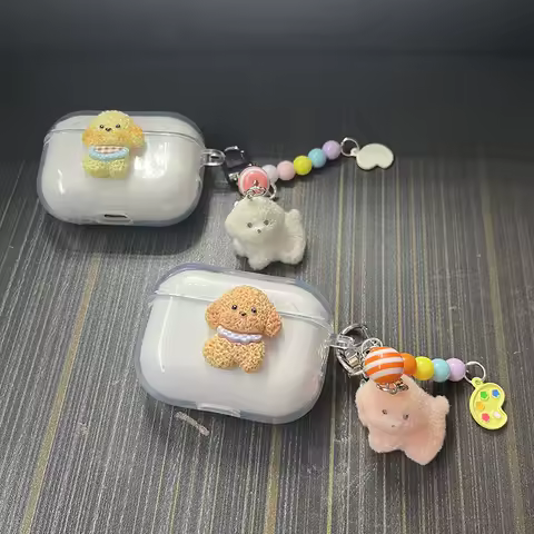 cartoon dog Case for Realme Buds T310 T300 T110 T100 T01 Case Silicone earphone Cover for Realme bud