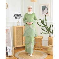 chloe kurung mint green