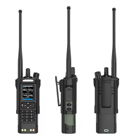 UV32 DM-32 Professional Two Way Ham Radio with Secure Belt Clip Hoster Case