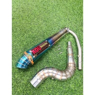 Daeng sai4 Pipe canister conical open specs exhaust Pipe for Wave 125 Xrm 110/125 Wave 100/110/115 R