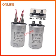 CBB65 fully automatic washing machine starting capacitor 9UF 8UF 450V explosion-proof aluminum shell