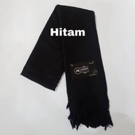 SORBAN KHASMIR SORBAN SANTRI POLOS HITAM DEWASA BAHAN LEMBUT DAN ADEM MODEL TERBARU DAN TERLARIS