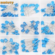 UMISTY 180PCS High Voltage Capacitors, 1kV 15 Value Capacitors Assortment Kit, Blue 100PF-10000PF Ca