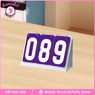 [Lovoski] Sports Scoreboard Rotating Scoreboard Tabletop Scoreboard 3 Digit Score Keeper for Volleyb