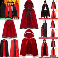 [Ready Stock]Halloween Costume Cloak – Vampire / Wizard / Magician (Adult & Kids)🎃