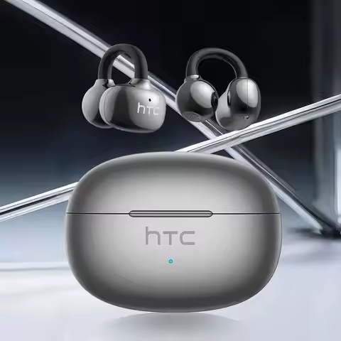 【Htc Ne55】Bluetooth Headset; Ear Clip; Sports; Wireless Headset; Comfortable; Super Bass; Open Earpl