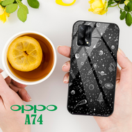 Softcase kaca OPPO A74 Planet case [CP97-OPPO A74] | Case OPPO A74 | Casing hp OPPO A74 | Kesing hp 