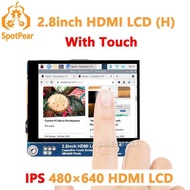 2.8inch HDMI LCD IPS Touch Display 480×640 For Raspberry Pi 4B / 3B+ / Zero 2W